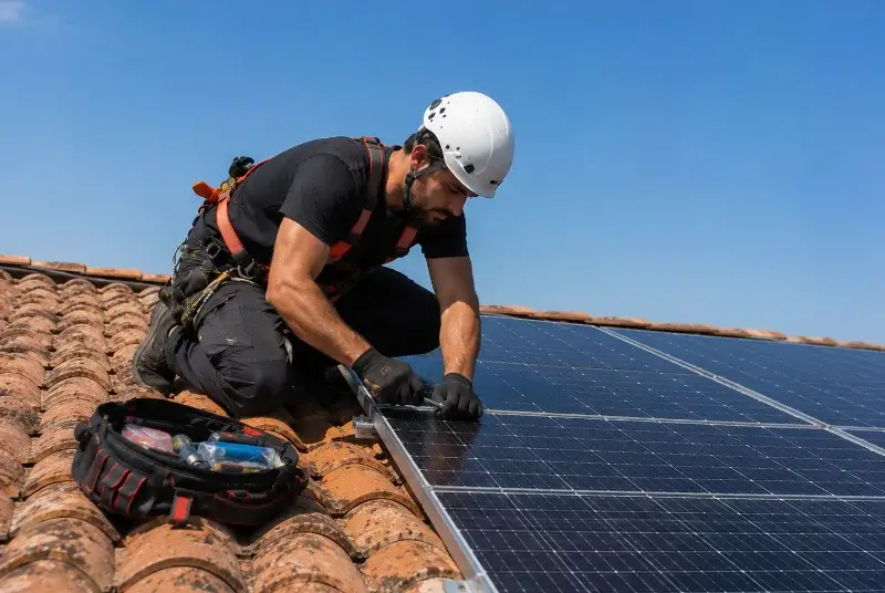 Maintenance et monitoring de panneaux solaires à Moumour
