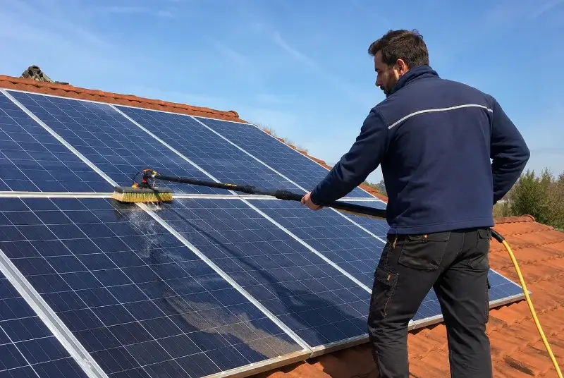 Nettoyage et entretien de panneaux solaires à Moumour